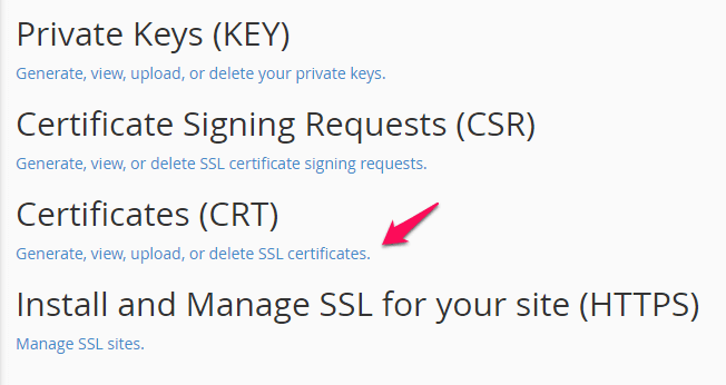 generate ssl certificates